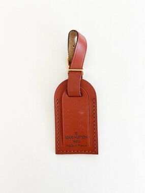 Louis Vuitton Small Brown Luggage Tag